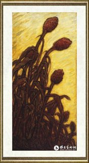 苏高礼_高粱图Broomcorn Oil on Canvas